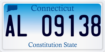 CT license plate AL09138