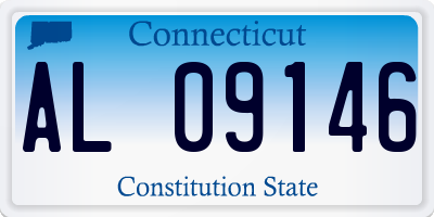 CT license plate AL09146