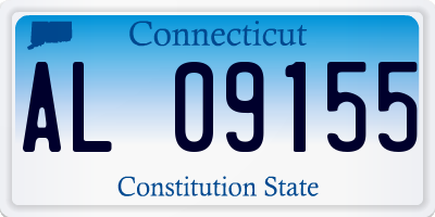 CT license plate AL09155