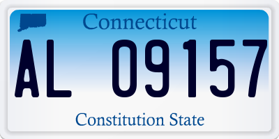 CT license plate AL09157