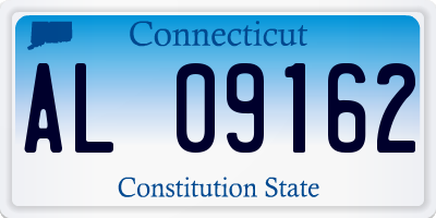 CT license plate AL09162