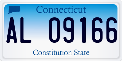 CT license plate AL09166