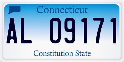 CT license plate AL09171