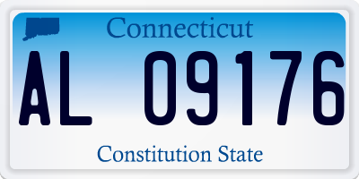 CT license plate AL09176