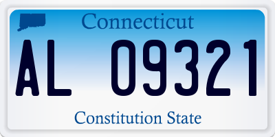 CT license plate AL09321