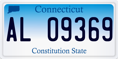 CT license plate AL09369