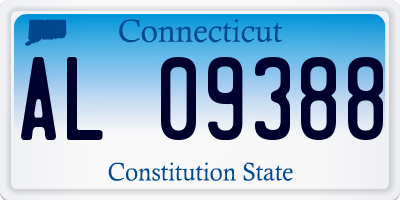 CT license plate AL09388