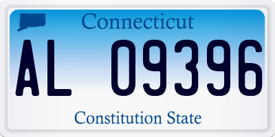 CT license plate AL09396