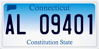 CT license plate AL09401