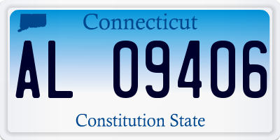 CT license plate AL09406