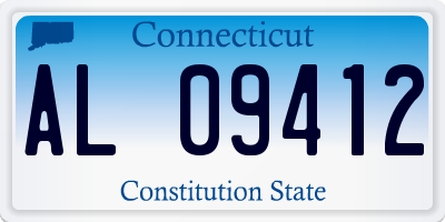 CT license plate AL09412