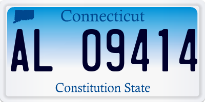 CT license plate AL09414