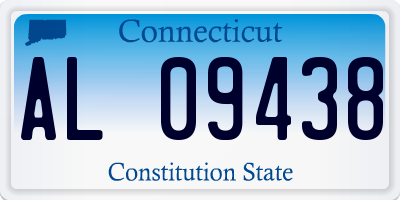CT license plate AL09438