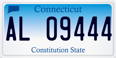 CT license plate AL09444