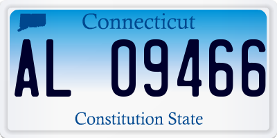 CT license plate AL09466