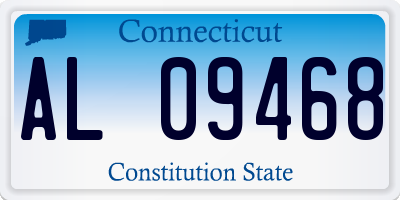 CT license plate AL09468