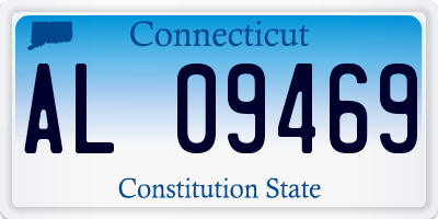 CT license plate AL09469