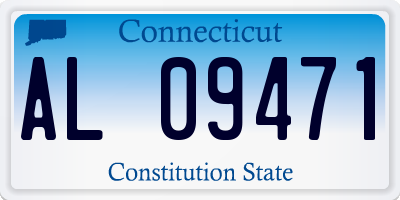 CT license plate AL09471