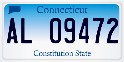 CT license plate AL09472