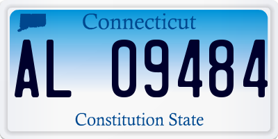 CT license plate AL09484