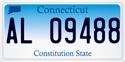 CT license plate AL09488