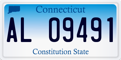 CT license plate AL09491