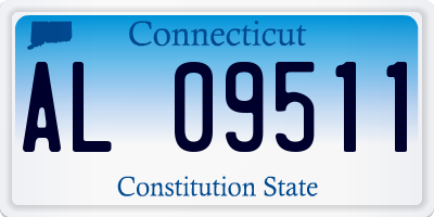 CT license plate AL09511