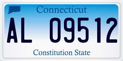 CT license plate AL09512