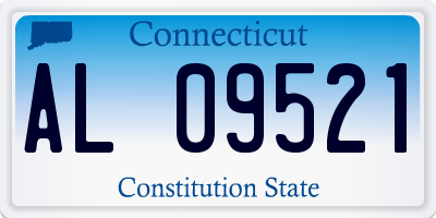CT license plate AL09521
