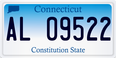 CT license plate AL09522