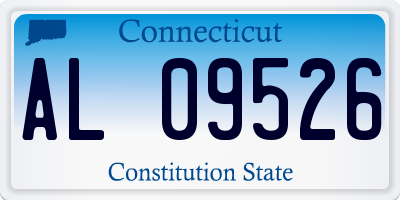 CT license plate AL09526