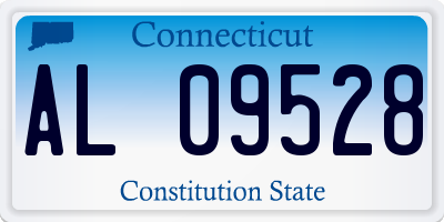 CT license plate AL09528