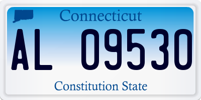 CT license plate AL09530