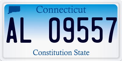 CT license plate AL09557