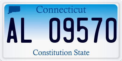 CT license plate AL09570