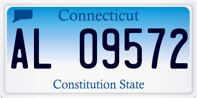 CT license plate AL09572
