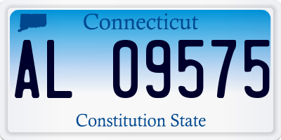 CT license plate AL09575