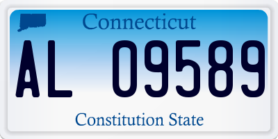 CT license plate AL09589