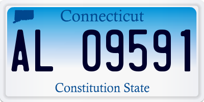 CT license plate AL09591
