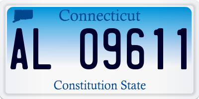CT license plate AL09611