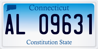 CT license plate AL09631
