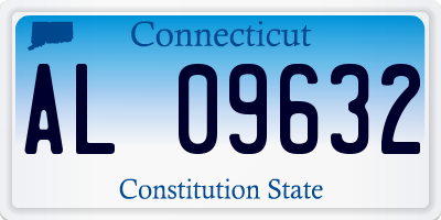 CT license plate AL09632