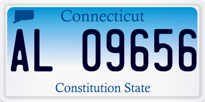 CT license plate AL09656