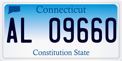 CT license plate AL09660