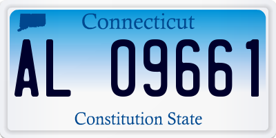 CT license plate AL09661