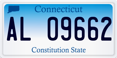 CT license plate AL09662