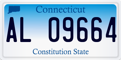 CT license plate AL09664