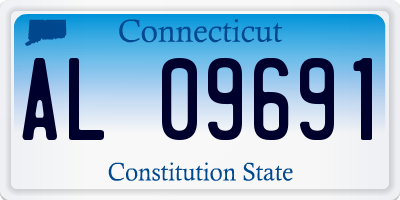 CT license plate AL09691