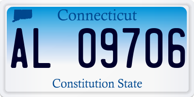CT license plate AL09706