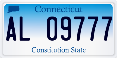 CT license plate AL09777